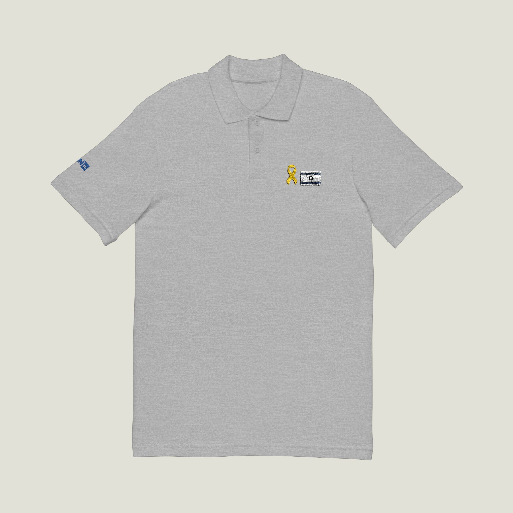 Support Pins Embroidered Polo Tee