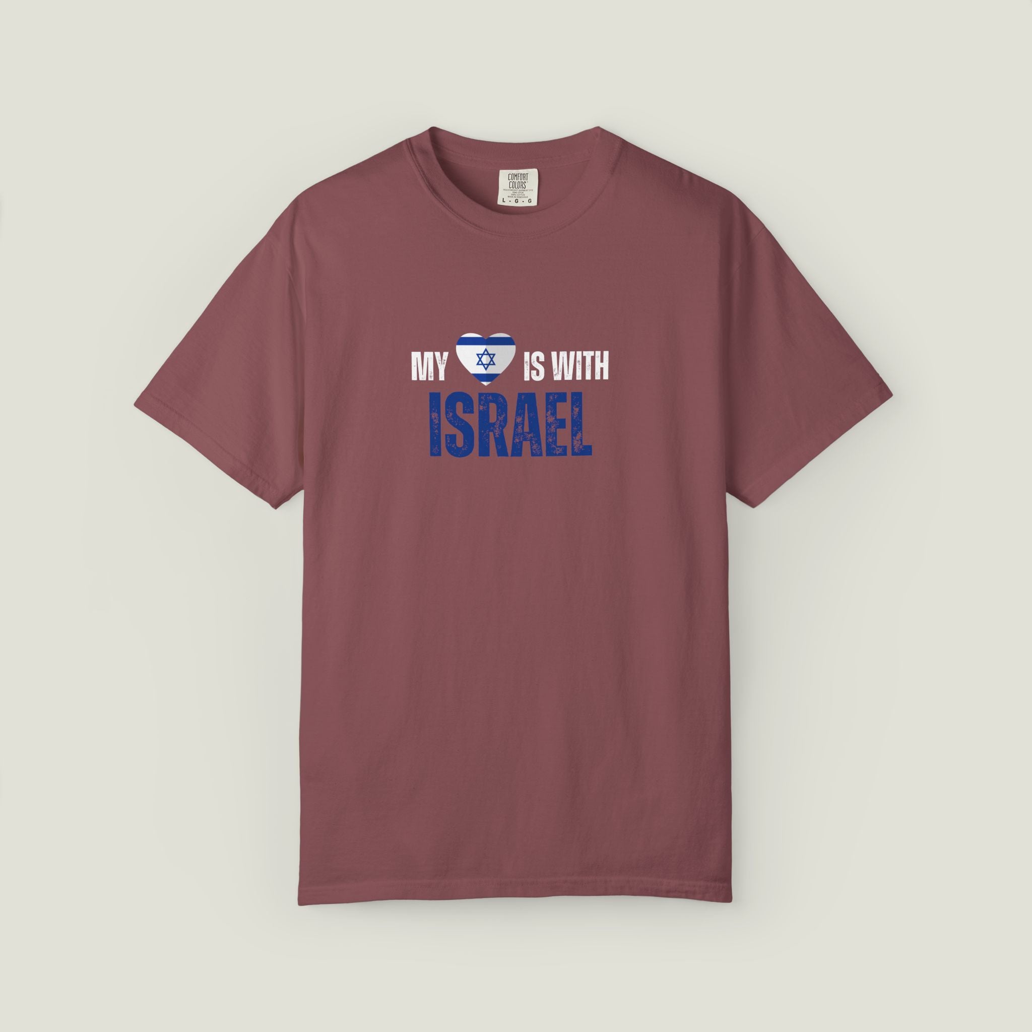 Heart w Israel Unisex Tee