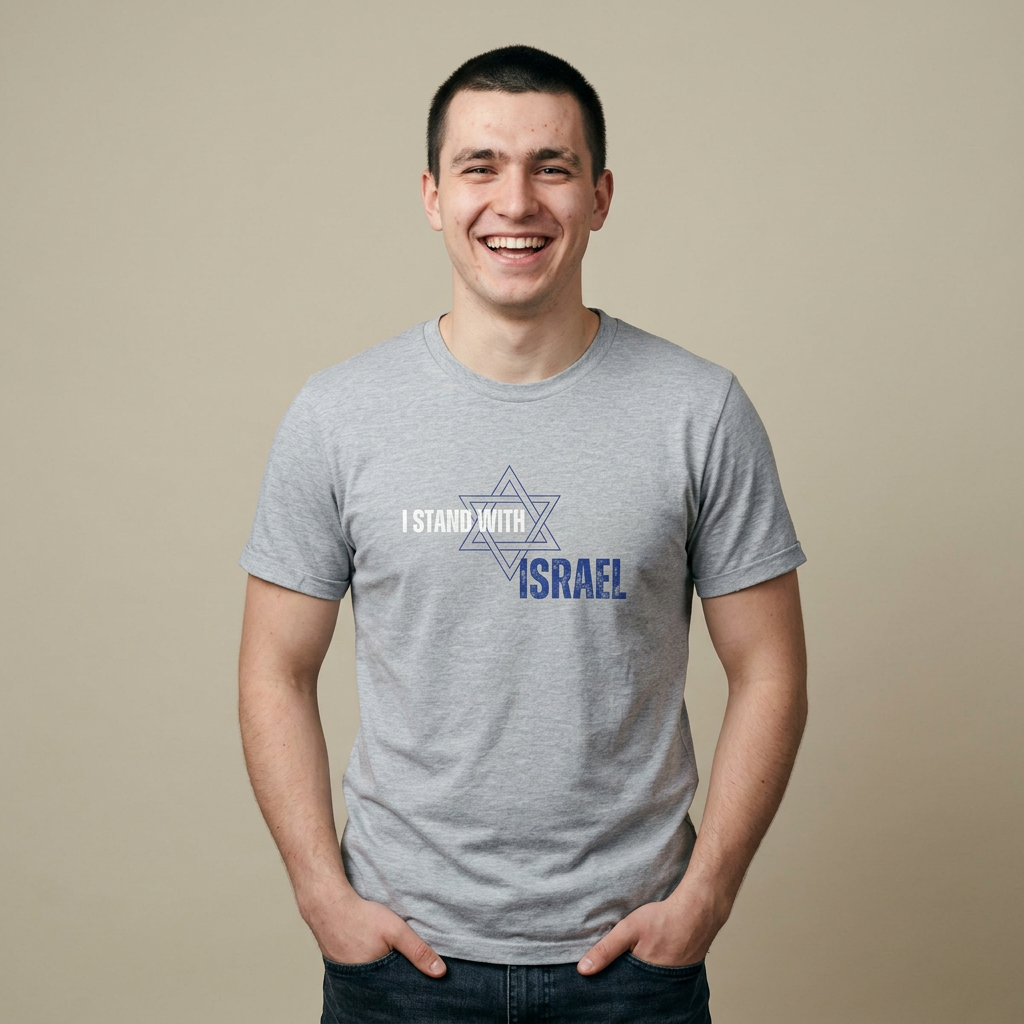 I Stand With Israel, Unisex T-Shirt