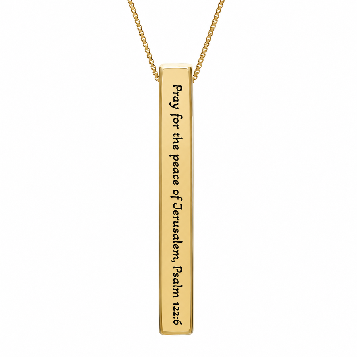 Pray For The Peace of Jerusalem, Neckless
