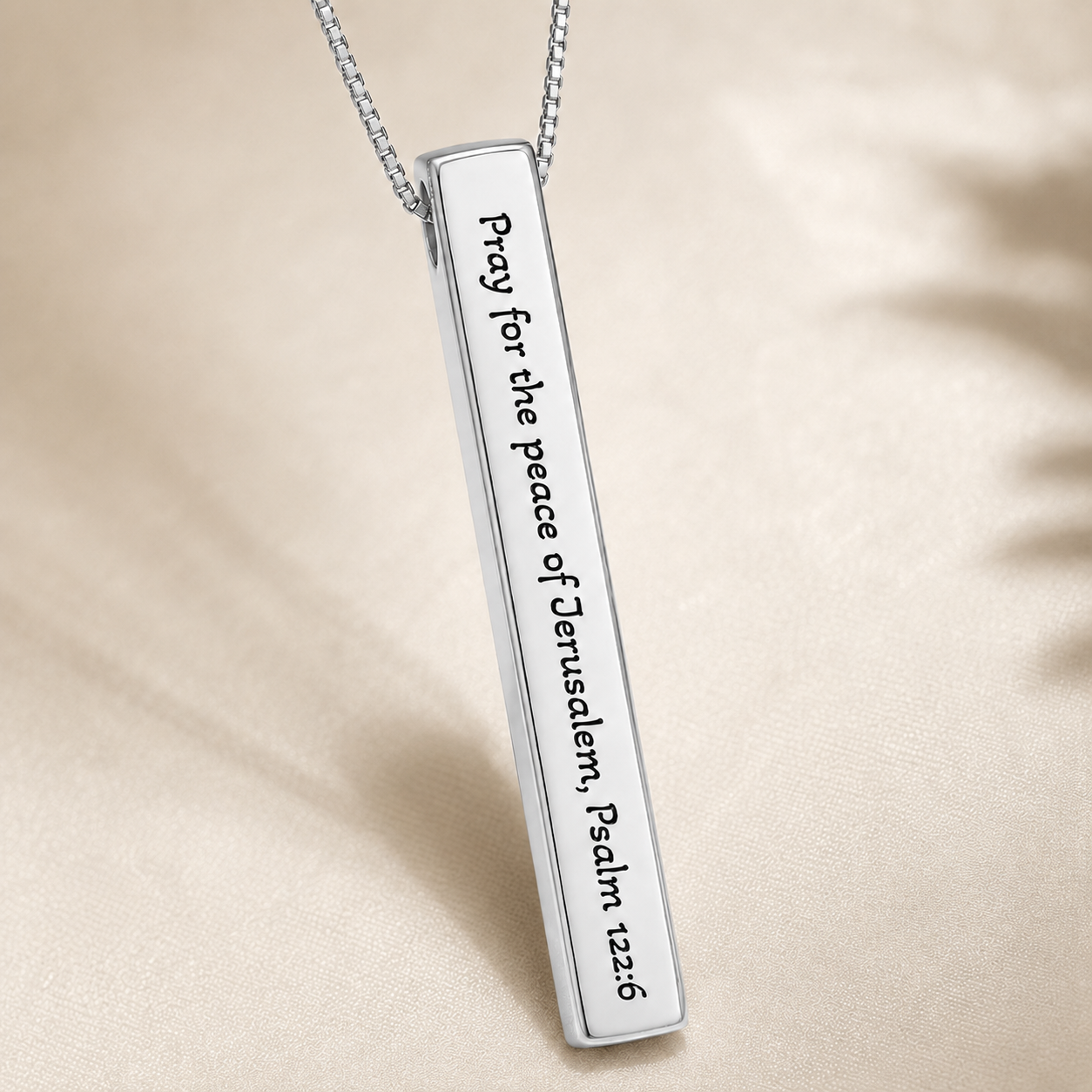 Pray For The Peace of Jerusalem, Neckless