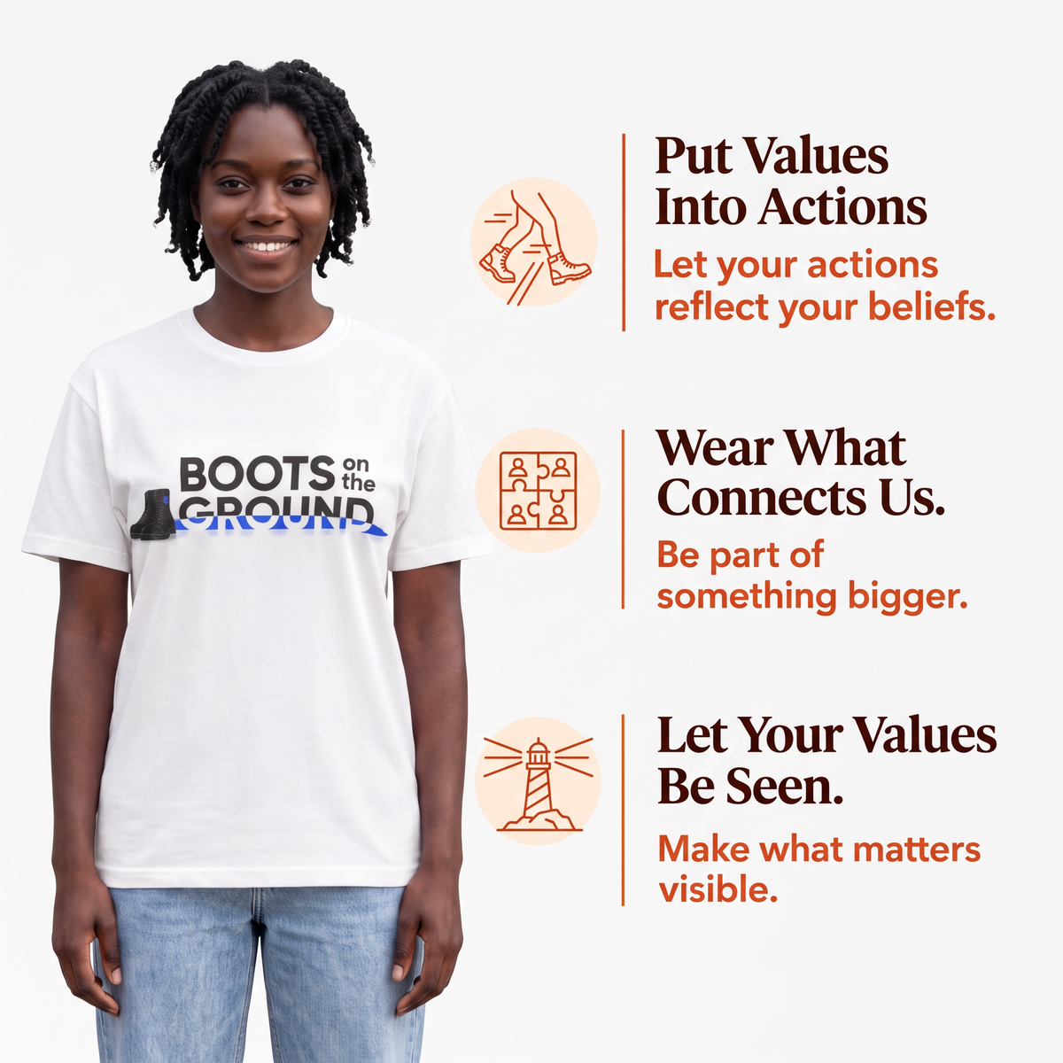 Boots On The Ground,  Unisex T-shirt