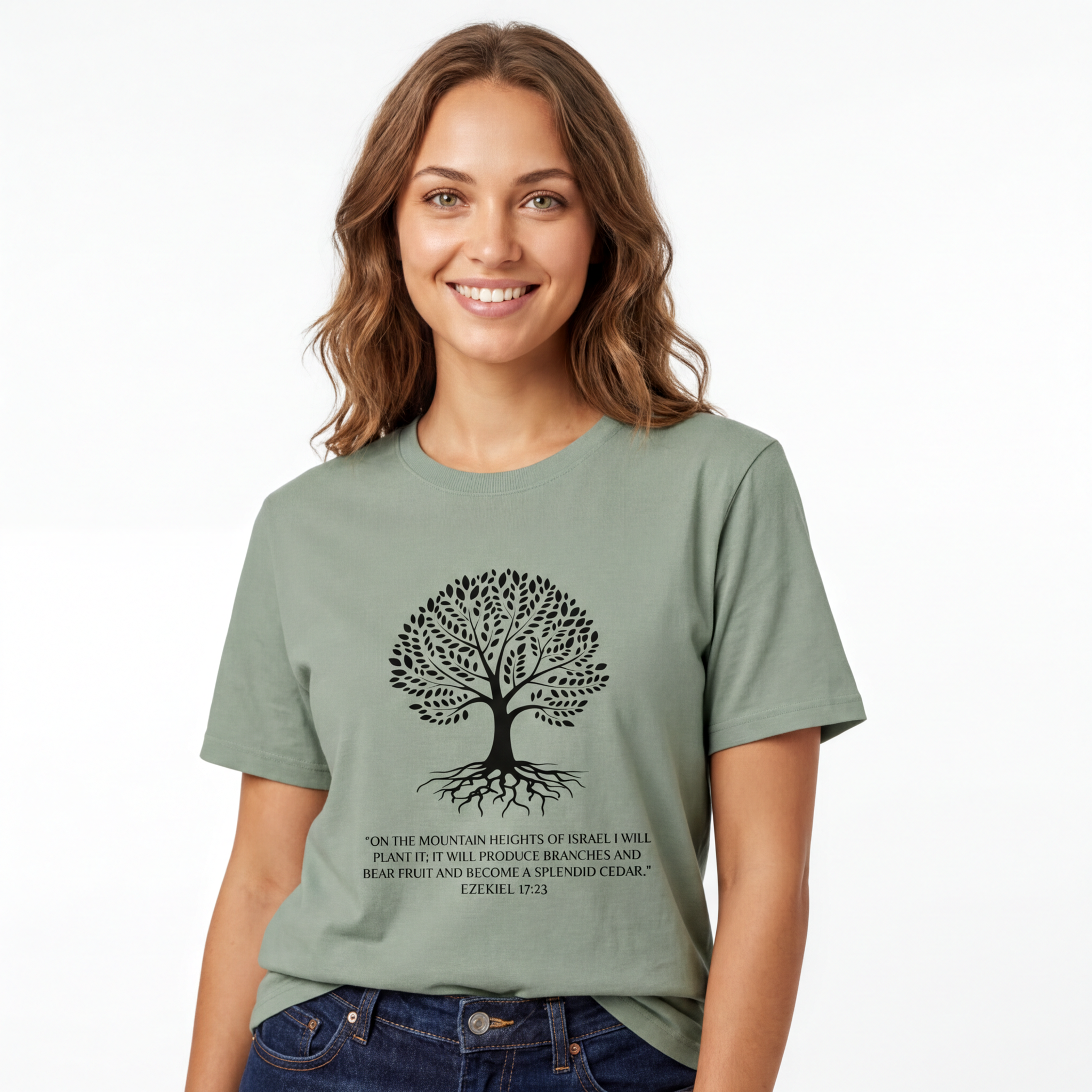 Ezekiel 17:23 Tree  Unisex T-shirt