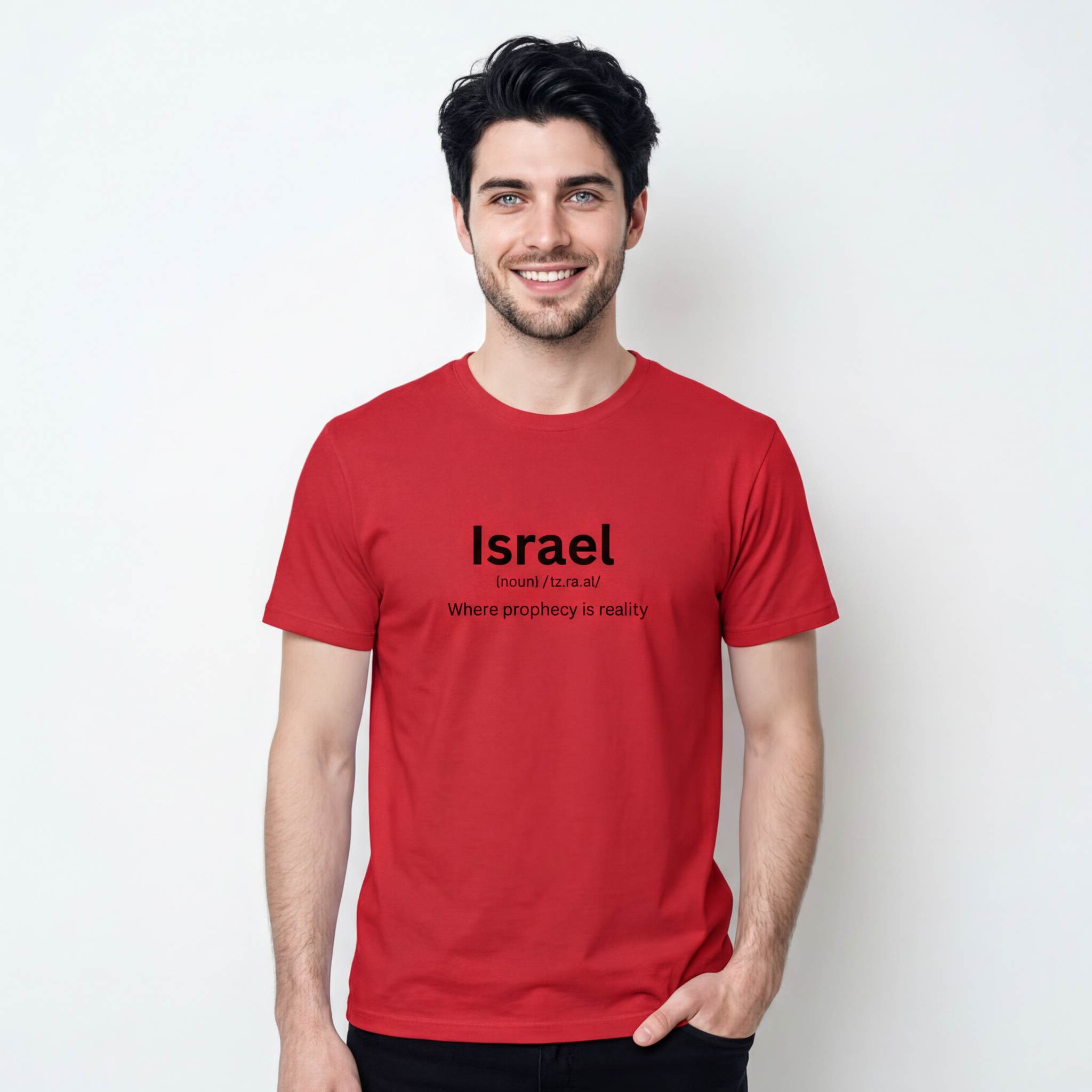 Israel Where prophecy is reality,  Unisex T-shirt