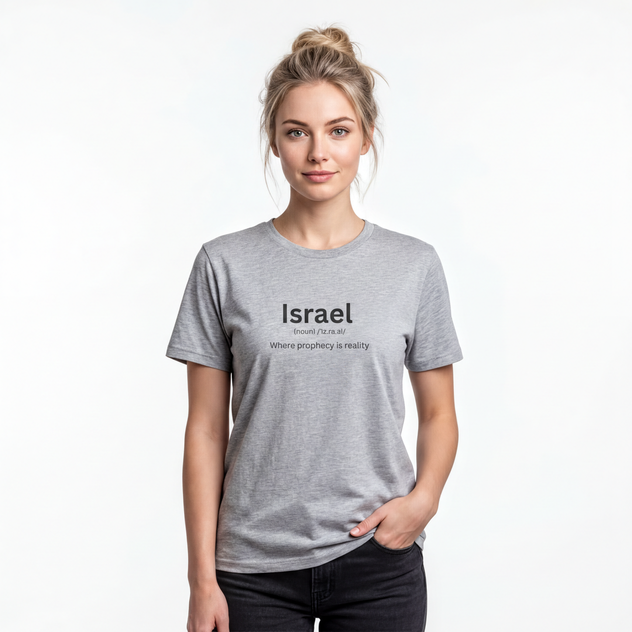Israel Where prophecy is reality,  Unisex T-shirt