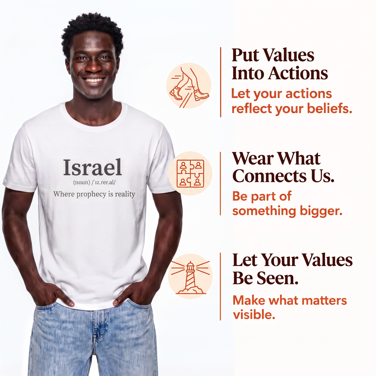 Israel Where prophecy is reality,  Unisex T-shirt