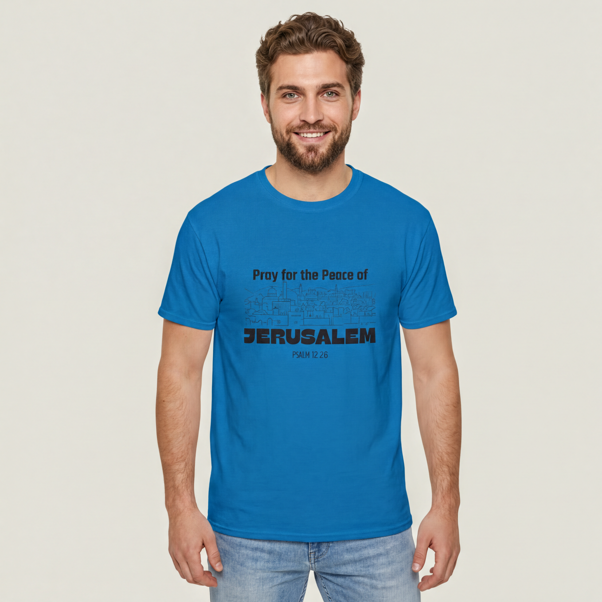 Pray For The Peace Of Jerusalem , Unisex T-Shirt