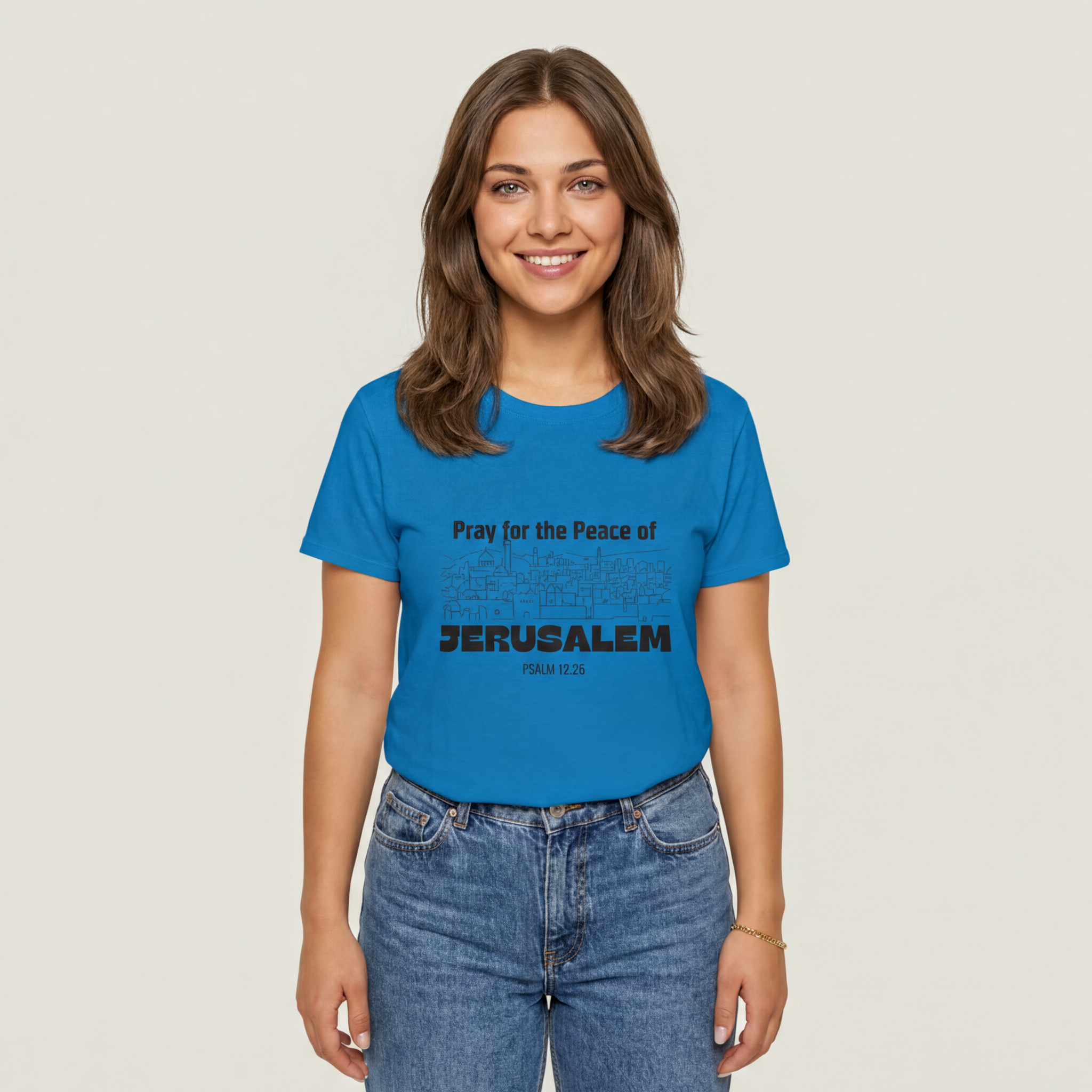 Pray For The Peace Of Jerusalem , Unisex T-Shirt