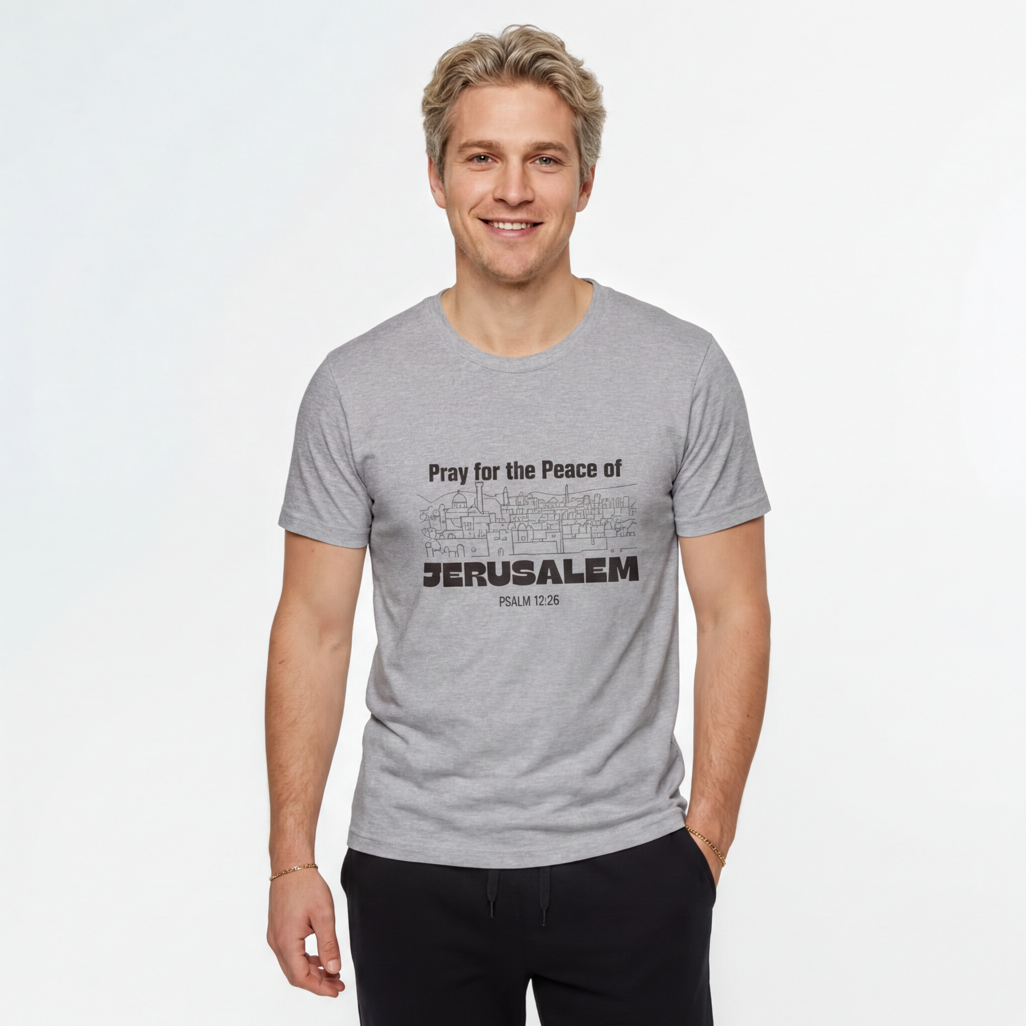 Pray For The Peace Of Jerusalem , Unisex T-Shirt