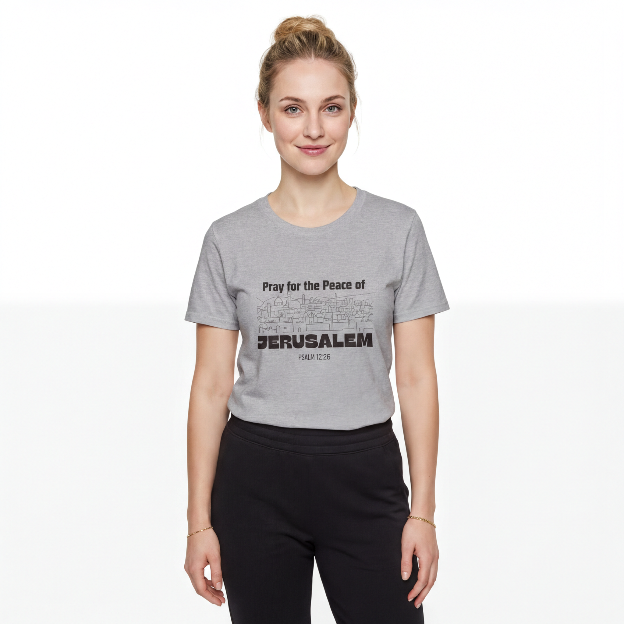 Pray For The Peace Of Jerusalem , Unisex T-Shirt