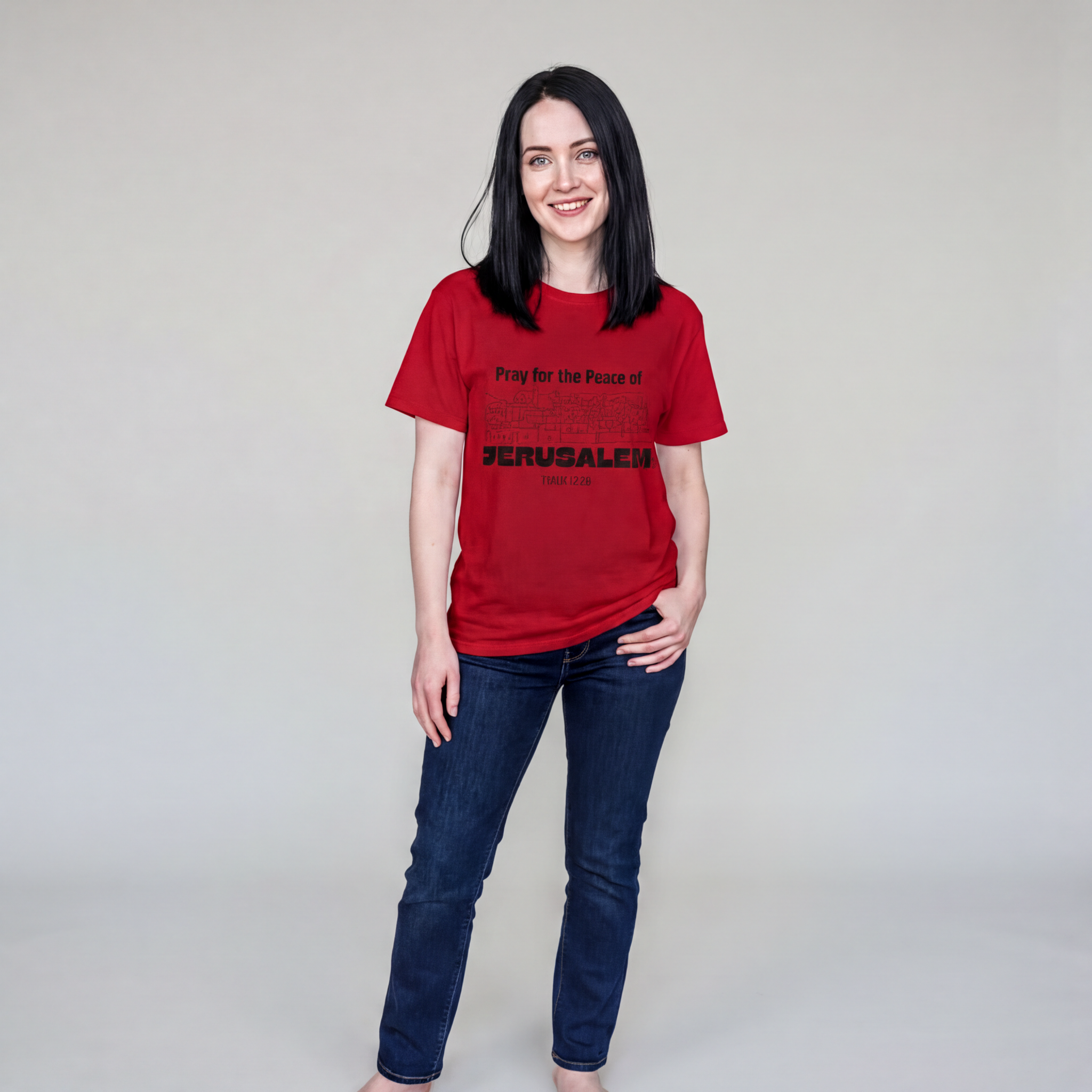 Pray For The Peace Of Jerusalem , Unisex T-Shirt
