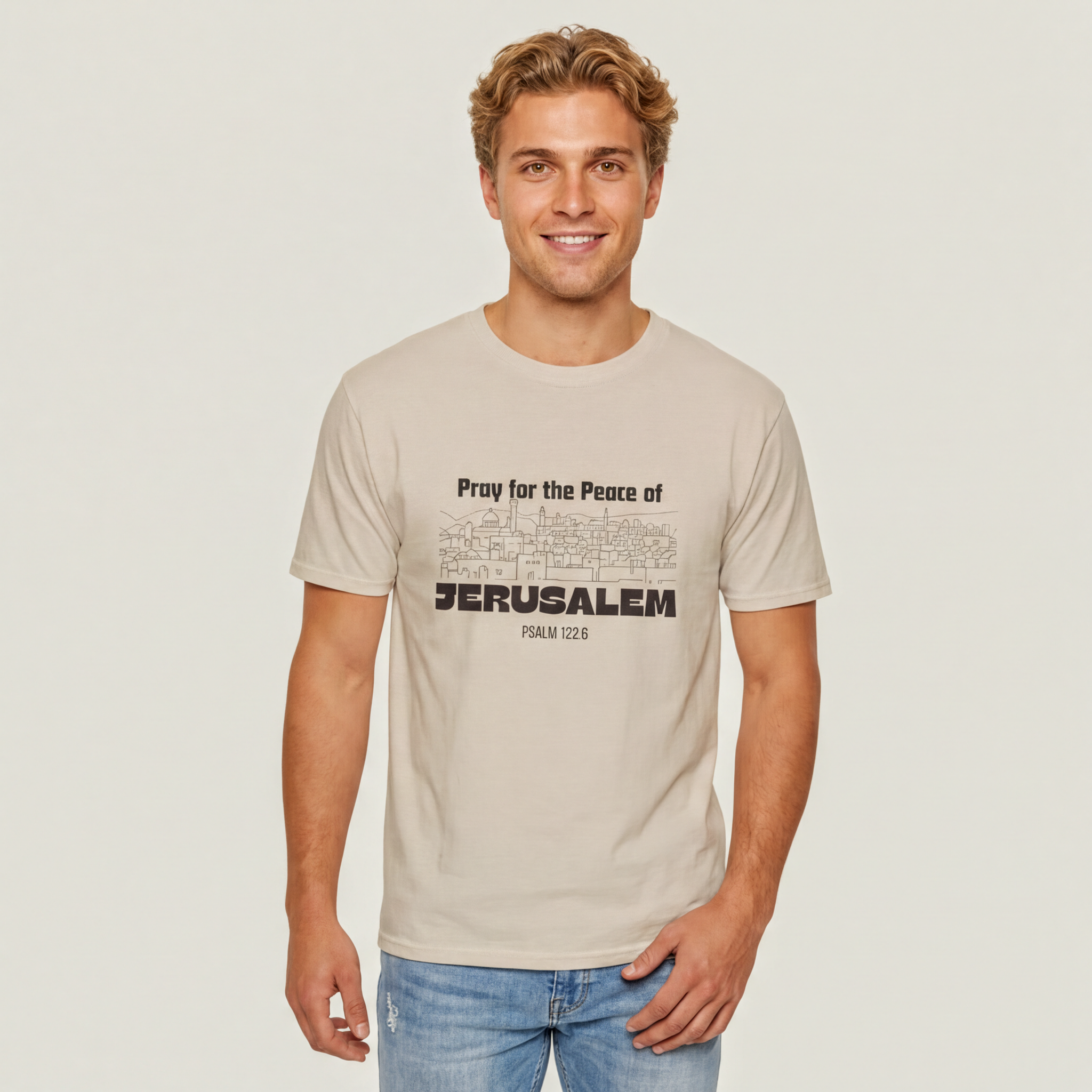 Pray For The Peace Of Jerusalem , Unisex T-Shirt