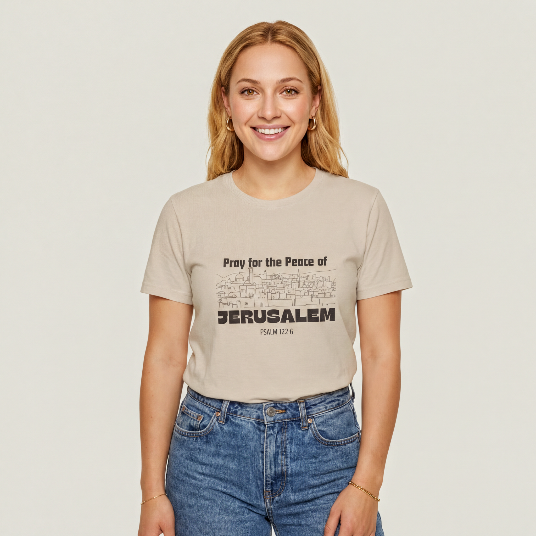 Pray For The Peace Of Jerusalem , Unisex T-Shirt