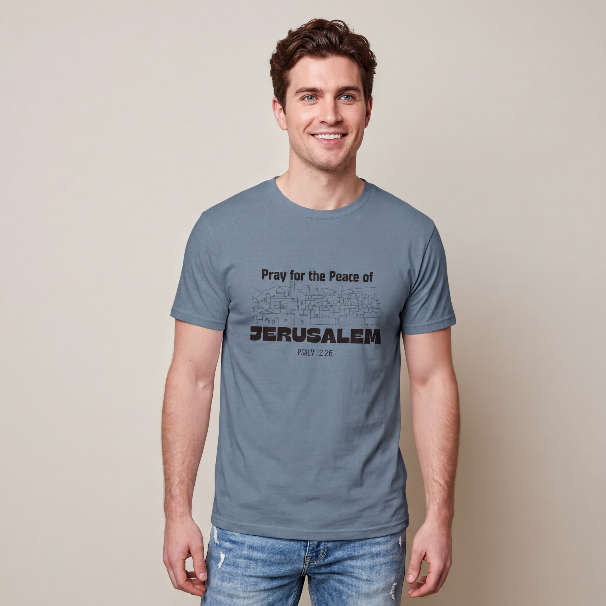 Pray For The Peace Of Jerusalem , Unisex T-Shirt