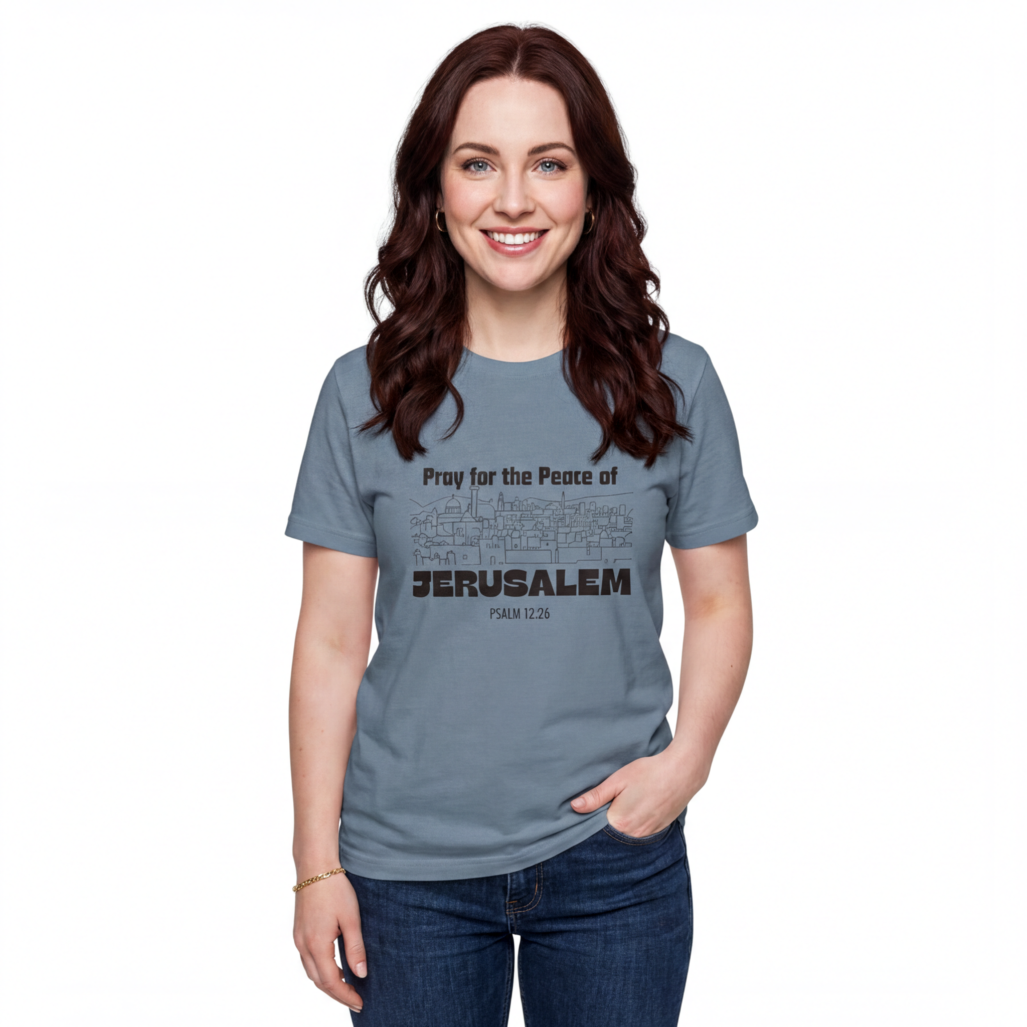Pray For The Peace Of Jerusalem , Unisex T-Shirt
