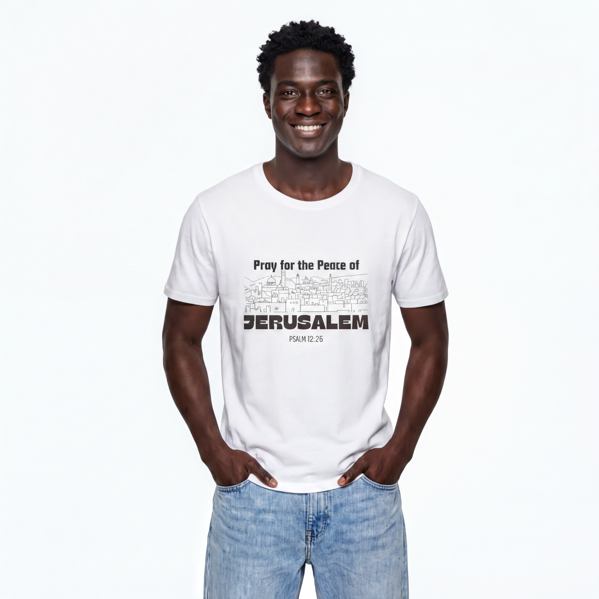 Pray For The Peace Of Jerusalem , Unisex T-Shirt
