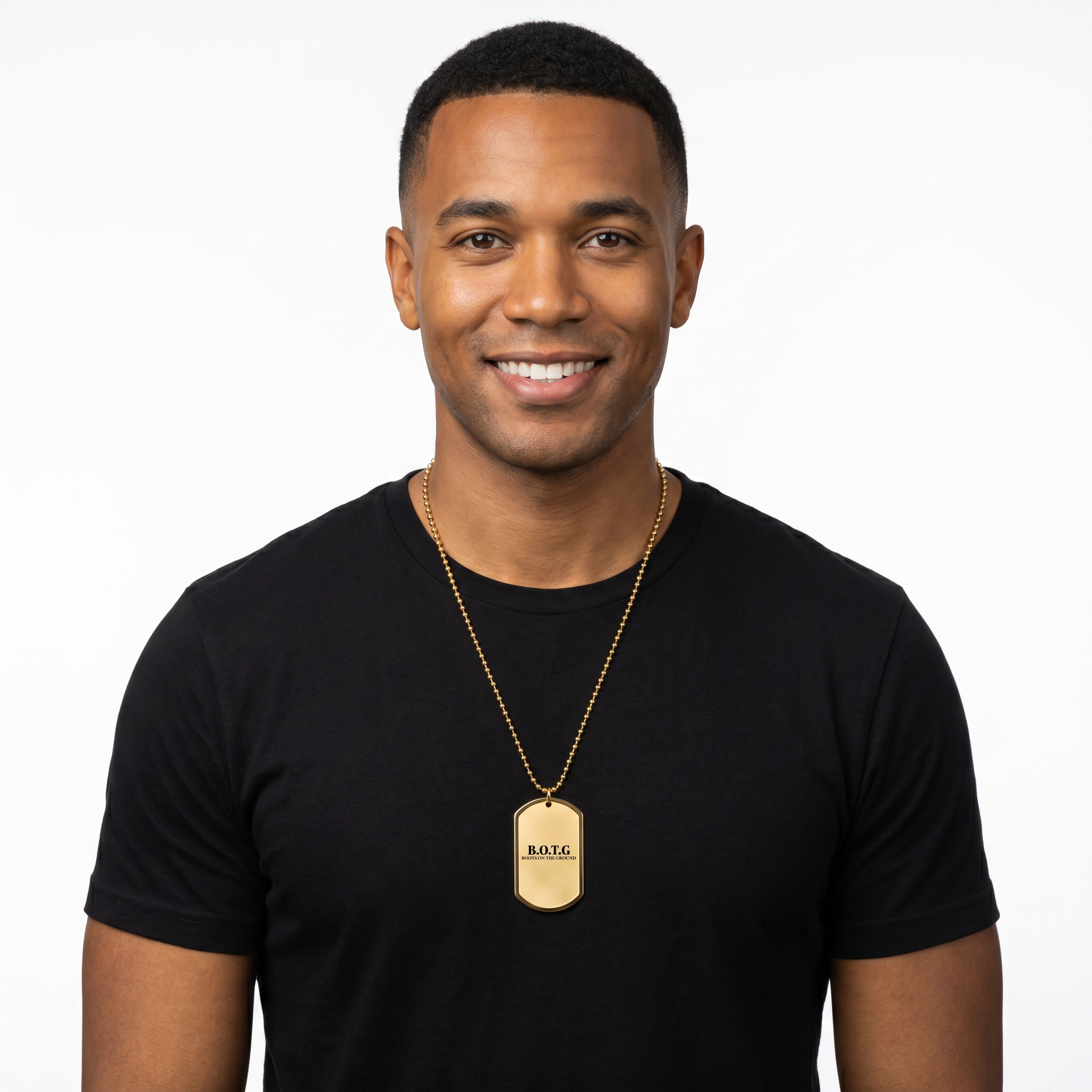 Boots on the Ground, Dog Tag with Chain